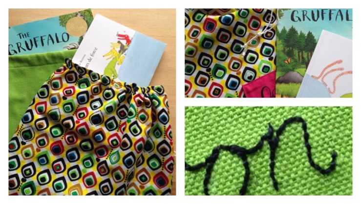 Book bags with books