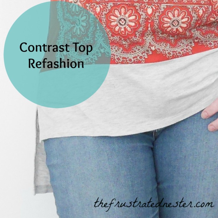 Stitched Up: Contrast Top&nbsp;Refashion