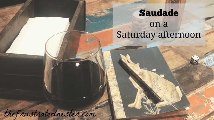 Sketch: Saudade on a Saturday&nbsp;afternoon